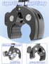 Charchendo 1/4 3/8" 5/8" 13/Logitech 360/Field Metal Gooseneck Clamp Camera Mount for Sailing with Screw, Cameras Large