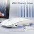 Uiosmuph G11 Wireless Mouse, USB C Rechargeable Slim Silent Computer Mouse with USB Nano Receiver for Laptop/Mac/PC
