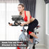 Spin Bike Tablet Holder Mount, Compatible with iPad Phone Bike Holder Handlebar Stand for Indoor Exercise Bicycle, Stationary Bike, Treadmill, Fits for iPad Pro, Galaxy Tabs