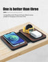 3-in-1 Charging Station for Apple Devices, Fast Mag Safe Wireless Charger for Cell Phone, AirPods, iWatch