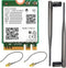 Wireless AX210 NIC, Gigabit Tri-Band Wi-Fi 6E, 802.11AX Standard, Bluetooth 5.2, AX210 NGW Wifi Card, MU-MIMO NGFF