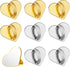Styquenzer 8 Pcs Heart Phones Grip Metal Phone Charm Rings Phone Finger Loop