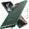 TOCOL Translucent Matte Case for Samsung Galaxy S22 Ultra - Military Grade Shockproof, Slim Fit Protective Cover (Green)
