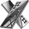 Samsung Galaxy S24 Ultra Case, Magnetic Cover for 6.8 Inch, Glossy Slim Thin Compatible with MagSafe, Black