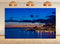 UPXIO 10x7ft Coastal City Night Lights Backdrop Funchal Harbor Reflection Scenery Photo Background