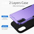 Compatible with iPhone XR Case, Heavy Duty Protection Shockproof Dropproof Dustproof Anti-Scratch Phone Case Cover for xr -Purple