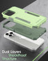 Poetic Neon Series Case for iPhone 13 Pro Max, Dual Layer Heavy Duty Slim Shockproof Protective Cover, Mint