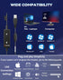 Headsets Headset (UC600) Wantek Corded USB Mono with Noise Cancelling Mic and in-line Controls, UC Business for Skype