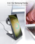 ADADPU 3 in 1 Wireless Charger for Samsung, Fast Charging Station Dock for Galaxy S24 Ultra S23 S22 S21, Galaxy Watch