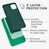 kwmobile Case Compatible with Apple iPhone 11, TPU Silicone Phone Cover with Soft Finish, Emerald Green