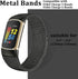 surundo Compatible with Fitbit Charge 6/Charge 5 Bands, Metal Mesh Milanese Loop Adjustable Strap for Fitness Trackers