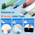 PTM95 Label Tape Replacement for Brother M Tape 12mm 0.47 P Touch M-K231 M-K131 MK431 MK531 MK631 MK731 Compatible with