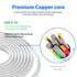 5Ft Charging Power Cable Cord for Arlo Pro/Pro2, Wyze Cam Pan, Blink, Netvue, Oculus Go, Kasa Cam, and More