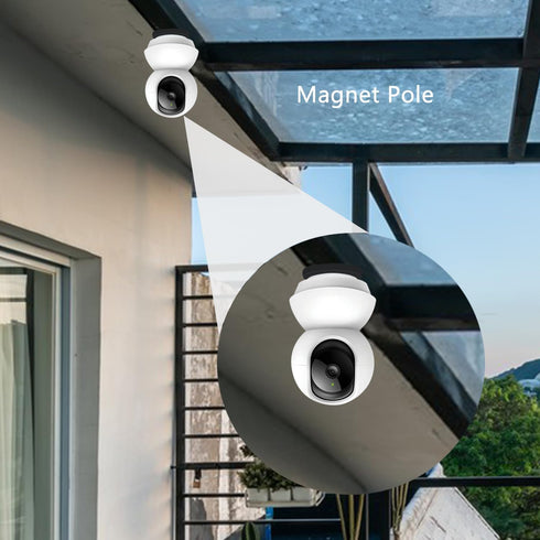 Magnetic Camera Mount Base for TP-Link Tapo C210, C200, Kasa EC70, EC71, KC410S Indoor Security Camera