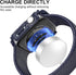 Waterproof Case 44mm for Apple Watch Series 6/5/4/SE with Tempered Glass Screen Protector, Hard PC Bumper Cover for