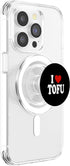 I LOVE HEART TOFU TEES I HEART LOVE TOFU PopSockets PopGrip for MagSafe