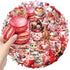 SVGDHZK 50pcs Album Valentine's Day Transparent PET Stickers Vintage Valentine Stickers Sweet Confession Sticker