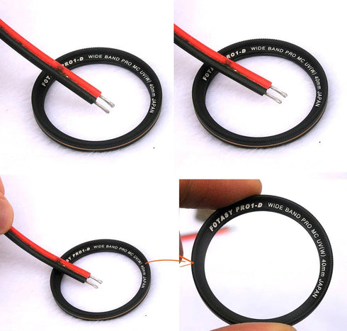 Fotasy 58mm Ultra Slim UV Protection Lens Filter, Nano Coatings MRC Multi Resistant Coating, 16 Layers Multicoated