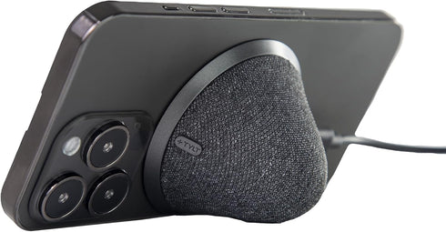 TYLT Bell Portable Magnetic Bluetooth Speaker with Built in Mic for iPhone, iPad, Google Pixel, Samsung Galaxy (Black)