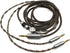 Youkamoo 8 Core Braided Silver Plated Replacement Cable for Hifiman HE4XX, 3.5mm to Dual 3.5mm Male