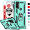 LeYi Moto G Pure Phone Case, G Play 2023 Case with 2 Pcs Tempered Glass Protector, Mint