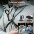 Max Magnetic Neck Mount for Phones, POV/Vlog Neck Phone Holder with Fixing Chest Strap, Hand Free Stand for Video
