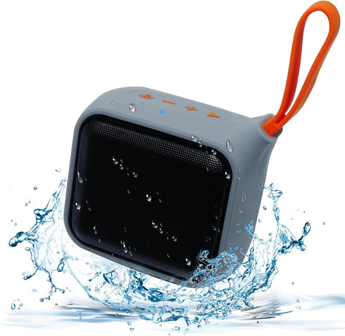 Waterproof Portable Bluetooth Speaker, 8W Big Sound, 20H Playtime, BT 5.3, TWS for Outdoor, Travel, Hiking
