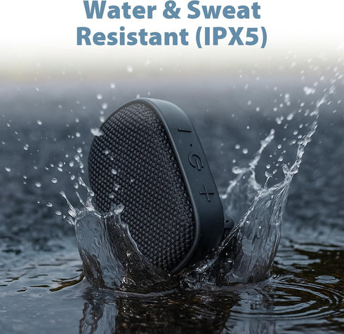 Travel Depot Wearable Bluetooth Speaker,Clip On Bluetooth Speaker w/Microphone, Portable Waterproof Wireless Speaker