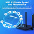 DBIT AX1500 6 1.5 4* WPA3, IPV6, WiFi Router Dual Band Wireless Internet Router, Wireless Speed Up to Gbps with Gigabit