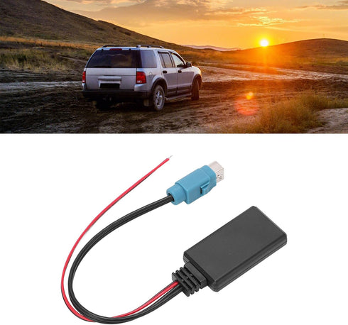 Acouto Car Bluetooth 5.0 Radio AUX in ABS Adapter Audio Cable Replacement for Alpine KCE 236B CDE9885 9887