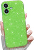 Finyosee Compatible with iPhone 17 Neon Case,Cute Aesthetic Bling Glitter Thin Slim Shockproof