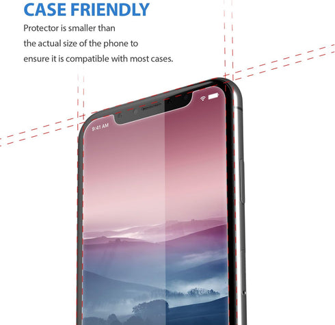 Aslanda Screen Protector for iPhone XR, Clear Tempered Glass Screen Protector 2018, 9H Hardness, 99.9% Transparency