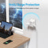 TROND 2 Prong Power Strip USB, 5 Outlet Splitter with 3 USB Ports (1 USB C), 2 to 3 Prong Outlet Adapter, Wall Mount