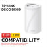BE63 (BE1000) Adhesive Wall Mount for TP Link WiFi Mesh Router, Easy to Install Holder, Stick On & Screw in Mounting