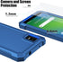 Ailiber AT&T Calypso 3 Case, Heavy Duty Phone Cover with Screen Protector, Shock-Absorbing TPU Bumper - Blue