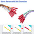 ISO Stereo Wiring Harness Kit with 16Pin Power Speaker Adapter, Car Radio Wire Harness Butt Connector