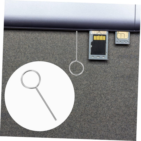 300 OSALADI Pcs Mobile Phone Card Remover Stainless Steel Tray Phone Tool Tray Removing Pin Tool Phone Chip Remover