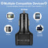 Amiss Car Charger Adapter, 6 USB Multi Port Fast Charger with QC 3.0 and 5 Other Ports, Car Interior Accessories for