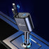 Retractable Car Charger, 66W 4 in 1 Super Fast Charge with 31.5 inch Cables and 2 USB Ports for iPhone 15/14/13/12