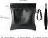 YINYOO 1PCS BP01 ZS10 1PCS) KBEAR Plus in Ear Monitor Case for IEMS, Mini Portable PU Leather Headphones Case