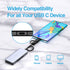 USB3.0 Type-C 5in1 Multi Card Reader, SD/Micro SD/CF/MS/XD Memory Card Adapter for PC/Laptop/Smartphone/Tablets