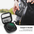 NEEWER 67mm CPL Filter for Phone, Camera Lens Polarizing Filter with Metal Cold Shoe Clip for iPhone and Samsung