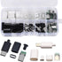 20Set USB 3.1 Type C Male Connector 24 Pin, 10Set Black + 10Set White, Welding Data Line Interface