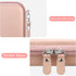 Canboc Hard Case for Kodak PIXPRO Friendly Zoom FZ55/FZ53/FZ45 16MP Digital Camera, Rose Gold with Mesh Pocket for SD