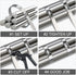 25 PCS Heavy Duty Zip Ties, 10 Inch Outdoor Cable Ties, 304 Stainless Steel for Home Improvement, Machinery, Vehicles