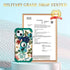 Hocase for iPhone 14 Case/iPhone 13 Case, Heavy Duty Shockproof Protection Soft Silicone Rubber+Hard Plastic Bumpers Hybrid Protective Case for iPhone 13/14 (6.1") - Teal Flowers