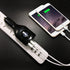 NDLBS 2Pack USB Car Charger,2-in-1 Portable USB Car Charger with Foldable Plug Wall Charger for iPhone X XR XS 7 8 Plus Note 8 9 Galaxy S8 S9 Plus LG Pixel