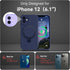 Vanxiliiy 12 12 6.1" Compatible with iPhone Case with Stand, Slim Premium Liquid Silicone Phone Cases for iPhone