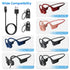 Charging Cable Replacement for AfterShokz Aeropex AS800 & Shokz OpenRun Pro & OpenRun & OpenRun Mini & OpenComm, USB Charger Cord with Type C Adapter for AfterShokz Aeropex Bone Conduction Headphones