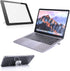 Abeillo 2PCS Portable Keyboard Riser, Self-Adhesive Mini Laptop Stand Invisible Computer Keyboard Stand for Desk